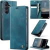 Teeirllim Cover per Samsung Galaxy S26 5G, Premium PU Wallet Libro Carta Fessura Portafoglio, Magnetica Antiurto Flip Pelle Cavalletto Custodia Supporto Cover per Samsung S26, Blu verde