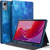 EasyAcc Custodia per Lenovo Tab M11 TB330 2024 11 pollici con Pen Holder, Sottile Folio Stand Protettiva Tablet Cover, Multi-Angolo Visualizzazione, Stella Blu