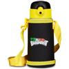 Seven Borraccia Kid Italian Brainrot, Verde, 460 ml, Acciaio Inox, BPA free, Ermetica, Caldo 12h/freddo 24 h, A prova di perdite, Tracolla Inclusa, Scuola, Sport, Viaggio, Bambini, Idea regalo