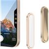 Xunzii 2 Pack Camera Control Button Protector per iPhone 17/17 Air/17 Pro/17 Pro Max per Vetro Temperato, Pellicola 9H per il Controllo Della Fotocamera, Ultra Sottile per lo Schermo,Deserto + Bianco