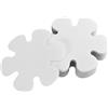 PERSELOSO Adesivi Resistenti da per in e Vasca Antiscivolo Bagno Pezzi a 20 Peva Impermeabili Forme Rotonde Fiore Sicuri all'Usura Pavimenti e Vasche