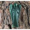 Statua Angelica Naturale In Avventurina Verde 96,45 Ct Decorazione Per La Casa