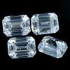 Certificato 0.24 KT Loose Cvd Diamante Smeraldo Taglio D Colore 2 X 3 MM 4 Pezzi
