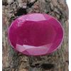 318 CT Naturale Africano Rosso Rubino 50 X 38 MM Ovale Gemma Investimento Grado