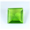 Peridoto Verde Oliva 34,50 Ct Gemma Quadrata Lab-Created AGI T41564