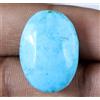 Turchese Naturale Arizona Blu 22,35 Ct Ovale Naturale Certificato AGI T22380
