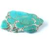 50,75 ct Gemma Turchese Blue Ridge Naturale Certificata AGI Lastra 41 x 22 mm