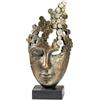 Casablanca modernes Design Casablanca - Statuetta decorativa da donna, in resina, colore: bronzo, decorazione regalo di compleanno, altezza 31,5 cm