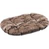 FERPLAST - Cuccia per cani e gatti - Cuscino per cani di grandi dimensioni - Materassino per cani - Tappetino per cucce e auto - Morbido letto per cani - Relax, 100 x 63 CM, MARRONE