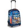 Mitama Trolley DR Scuola URBANLOOP, 34 Lt, Blu, Uso zaino, Tasca con organizer, Bambino, Scuola elementare e media, Viaggi e tempo libero