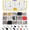 YOYEAH Sì, 502 Pezzi Kit di Viti per PC, Viti per Scheda Madre, Viti SSD, Set Viti VESA, Hard Disk e Viti per ventilatori per Il Case del PC per Installazione e Riparazione del Computer Fai-da-Te