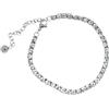 VLNET Bracciale tennis argento e oro con zirconi. Bracciale Tennis Uomo e Donna in Acciaio con Pietre.Estensore Regolabile Anallergico Modello Unisex.Ottima Idea regalo (classico)
