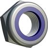 Keple M20 Dadi Di Acciaio Legato Zincato (1 Pezzi) Antisvitamento Autobloccante Con Nylon Inserti E Zinco Rivestimelio - Dado Flangiato Di Bloccaggio ISO 10511 DIN 985 (20mm Ø)