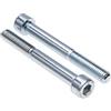 Keple Viti a Testa Cilindrica M12 Classe Strenght Sleel 8.8 (Quantità da 2) Zincato Esagonale Brugola Filettati Fasteners Cilindrico Heavy Duty Certificato Standard DIN912 (12mm x 90mm)