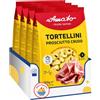 Generic Amato Tortellini Secchi Ripieni al Prosciutto Crudo 250 g, Pasta all'Uovo di Semola di Grano Duro, Ideali in Brodo o con Panna, Confezione Multipla 4/8/12 Pezzi (4 PEZZI)