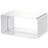 VENTS Connettore a canale piatto, 60 x 204 mm, in PVC, per condotto dell'aria piatto, connettore per tubi rettangolari, per il collegamento dei tubi, sistema di ventilazione, riscaldamento, raffreddamento,