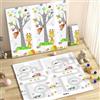 Roccobimbo Tappetino Gioco Fancy Giraffe 200x180 X1,5 di Innovaciones MS