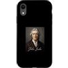 John Locke Portrait Custodia per iPhone XR John Locke Liberalismo Filosofo Libertà