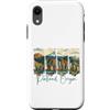 We Love Portland Oregon - Apparel & Gift Custodia per iPhone XR Portland Oregon Pennellata Skyline Pride