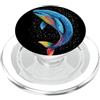 Balene divertenti per gli amanti delle i Balena Blu Canzone della Balena Diver Oceano Balena Blu PopSockets PopGrip per MagSafe
