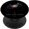 Planet Orbit Nights Tu sei qui Mappa della galassia Scienza spaziale Astronomia PopSockets PopGrip Adesivo