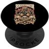 Grandio Design Music Lover & Musician Gi Percussionator Skeleton Batterista Skull Batteria Musica Rock PopSockets PopGrip Adesivo