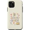 School Nurse Care Custodia per iPhone 11 Pro Carino Scuola Infermiera Torna a Scuola U