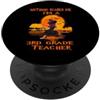 3rd Grade Teacher Funny Halloween Witch Nothing Scares Me I'm A 3rd Grade Teacher Halloween Witch PopSockets PopGrip Adesivo