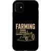 Funny Farmer Life Gifts Custodia per iPhone 11 Funny Farmer 20% Agricoltura 80% Riparazione Design