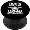 Funny Horology Gift Watchmaker Clock Mak Cool Horology Words Horologist orologiaio esperto orologio Maker PopSockets PopGrip Adesivo