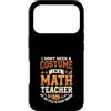 Spooky Halloween Teacher Educator Fall A Custodia per iPhone 17 Pro Im A Math Teacher La mia professione è abbastanza spaventosa Halloween
