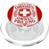 Simply Swiss Emblema bandiera svizzera retrò con scritta latina svizzera PopSockets PopGrip per MagSafe