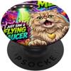 Bahaa's Tee You've Got To Be Kitten Me, Funny UFO Cat Graphic PopSockets PopGrip Adesivo