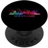 Watercolor City Art Skyline Designs nuovo, orleanian, orizzonte, colorito, cityscape, new orleans PopSockets PopGrip Adesivo