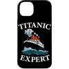 RMS Titanic Cruise Ship History Ship Gra Custodia per iPhone 14 Plus Titanic Expert RMS Titanic Ship - Nave storica marittima