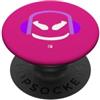 JETC-33 Funny DJ Malva SmilingFace Flash Viola PopSockets PopGrip Adesivo