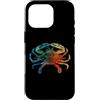 ROOTED WILD SOUL painted rainbow animal Custodia per iPhone 16 Pro Simpatico disegno colorato di granchio Silouhette