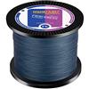 RIKIMARU Braided Fishing Line Abrasion Resistant Superline Zero Stretch&Low Memory Extra Thin Diameter Dark Gray 327Yds,25LB