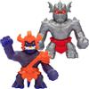 Heroes of Goo Jit Zu Stretch Strikers Versus Pack, Action Figure elastiche, Elastico Knight Blazagon VS Squishy Corruptagon
