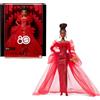 Mattel Barbie Signature Doll, Mattel 80th Anniversary Collectible in Glittery Red Tulle