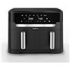 Moulinex Dual Easy Fry XXL, Friggitrice Aria 11L, Nero, EZ9428