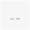 MM6 Maison Margiela Orecchini MM6 Earrings Burnished Palladium