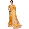 Yashika Sari da donna in seta stampata con materiale non cucito camicetta