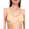 SIELEI SÌèLEI, Reggiseno Francese con Ferretto, Realizzato in Microfibra Compatta e Contenitiva, Coppe Foderate in Cotone, Spalline Regolabili, Designed in Italy, Color Skin, Taglia 8C