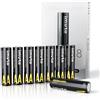imuto 8 batterie AA ricaricabili al litio 1,5 V (3000-IMU8AA)