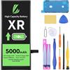 LL TRADER Batteria per iPhone XR, 5000mAh e Kit di Riparazione