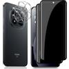 Locofun Privacy Pellicola Protettiva per Xiaomi Redmi Note 15 Pro Plus 5G, [2+2 Pezzi] Anti Spy Vetro Temperato con Protezione Obiettivo Fotocamera, Durezza 9H Protettivo Film