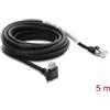 Delock Cavo per fotocamera GigE, con connettore RJ45 angolato, con viti, categoria 6, schermato (S/FTP), lunghezza 5 metri