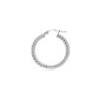 SANICO Srl BJT990 ORECCHINI BRAIDED HOOP STAINLESS STEEL