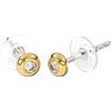 SANICO Srl BJT396 ORECCHINO QUEEN RANIA 4MM GOLD PLATED